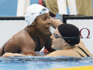 SOFLO&#39;s 
                        Alia Atkinson Advanced to Finals in 100 Breaststroke during the 2012 London 
                        Olympics